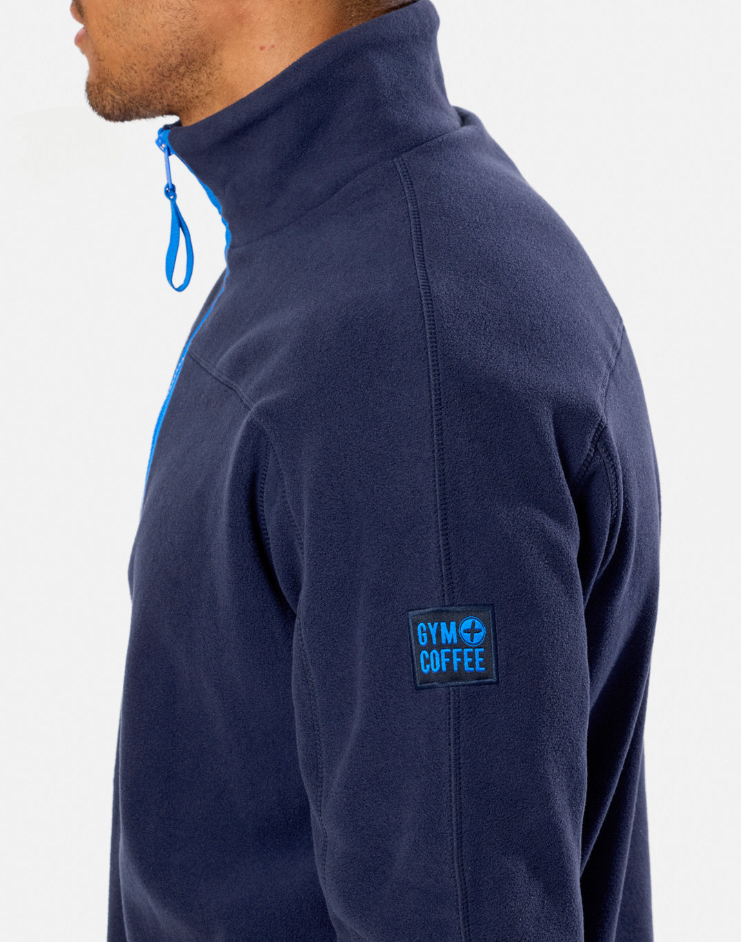 Gym + Coffee Half Zip Polar Fleece U Twilight Navy