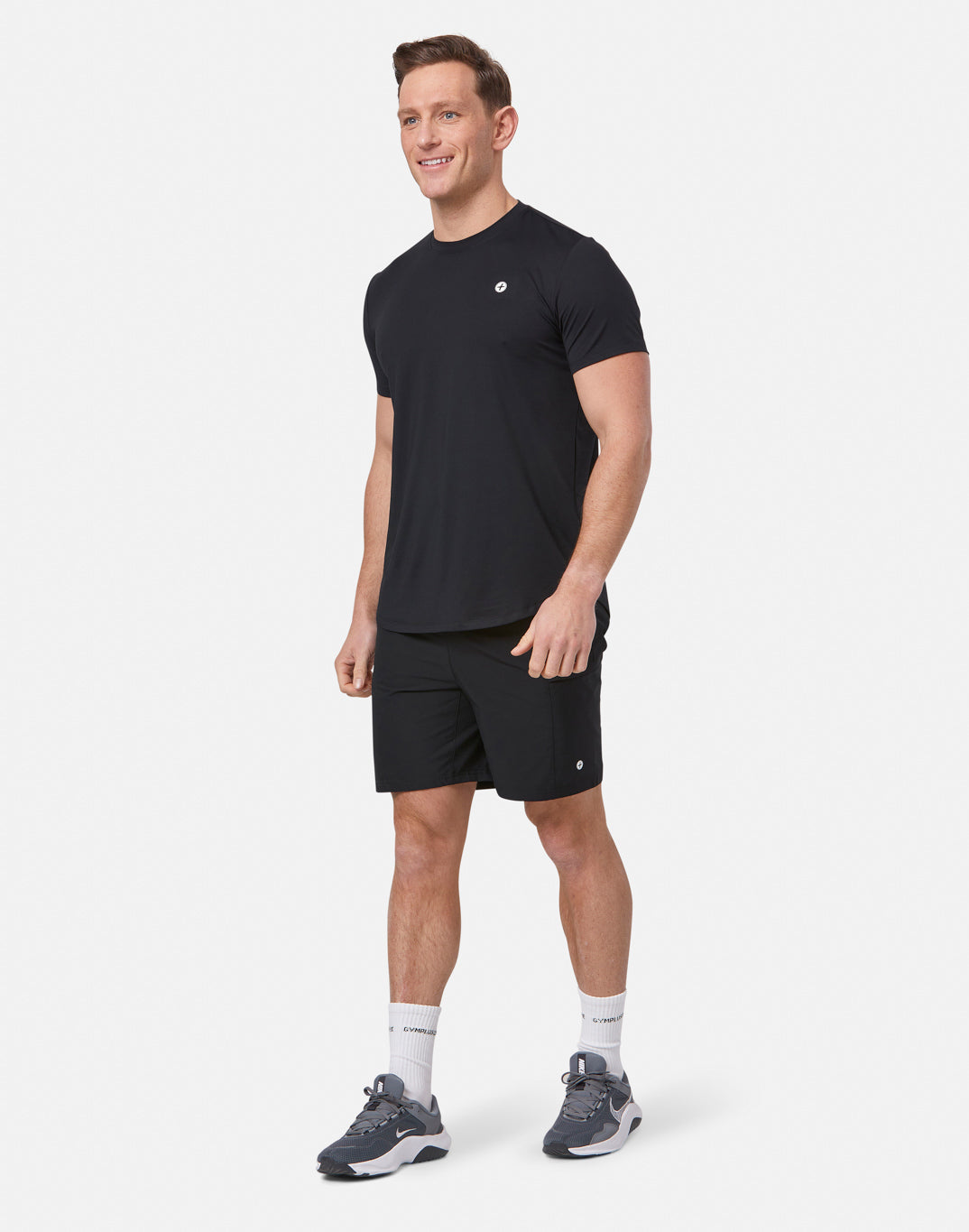 Gym + Coffee Tee M Black
