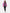 Gym + Coffee Industry Fleece High Collar Jacket W Crisp Pink