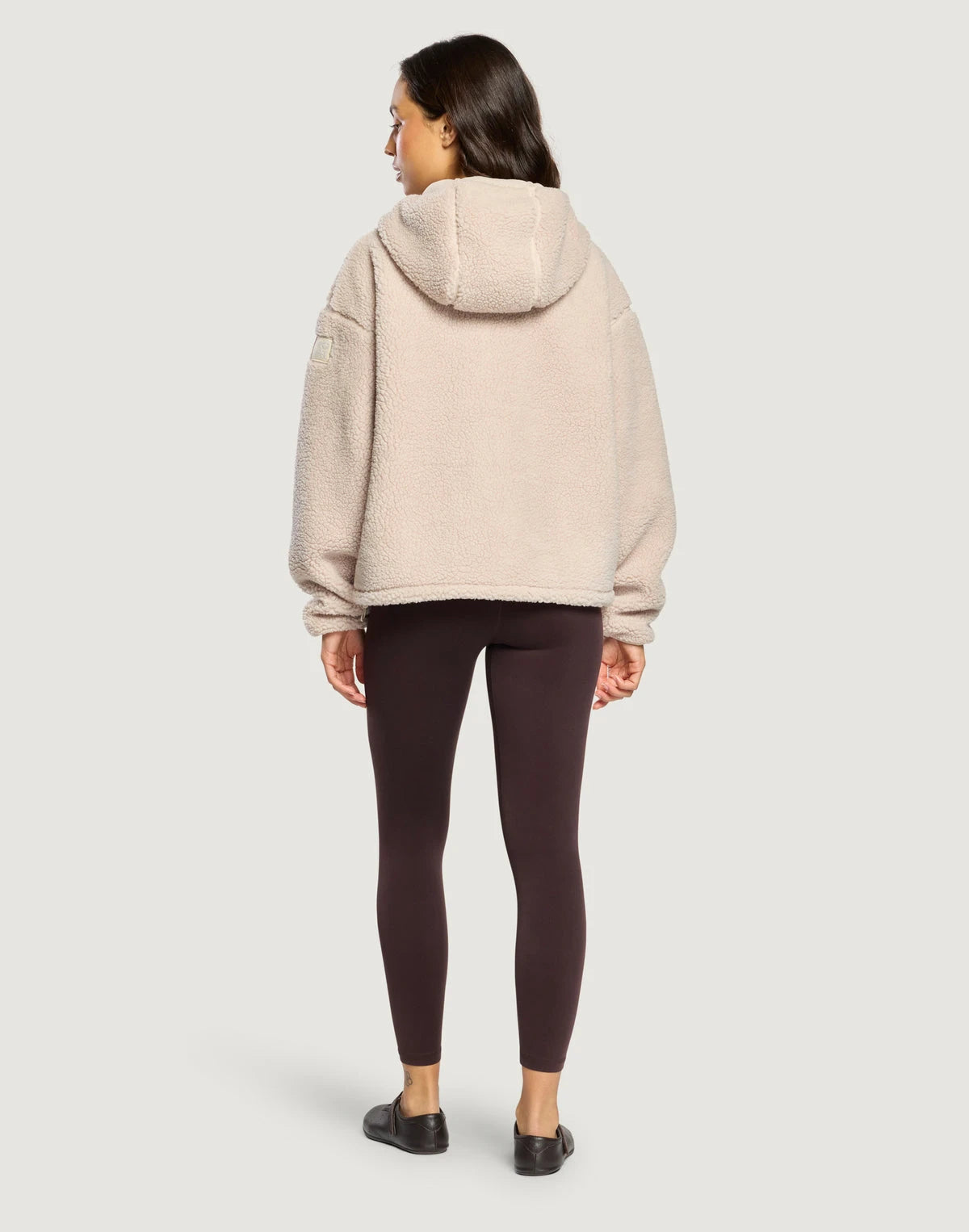 Gym + Coffee Women's Industry Fleece Hooded Full Zip in Natural