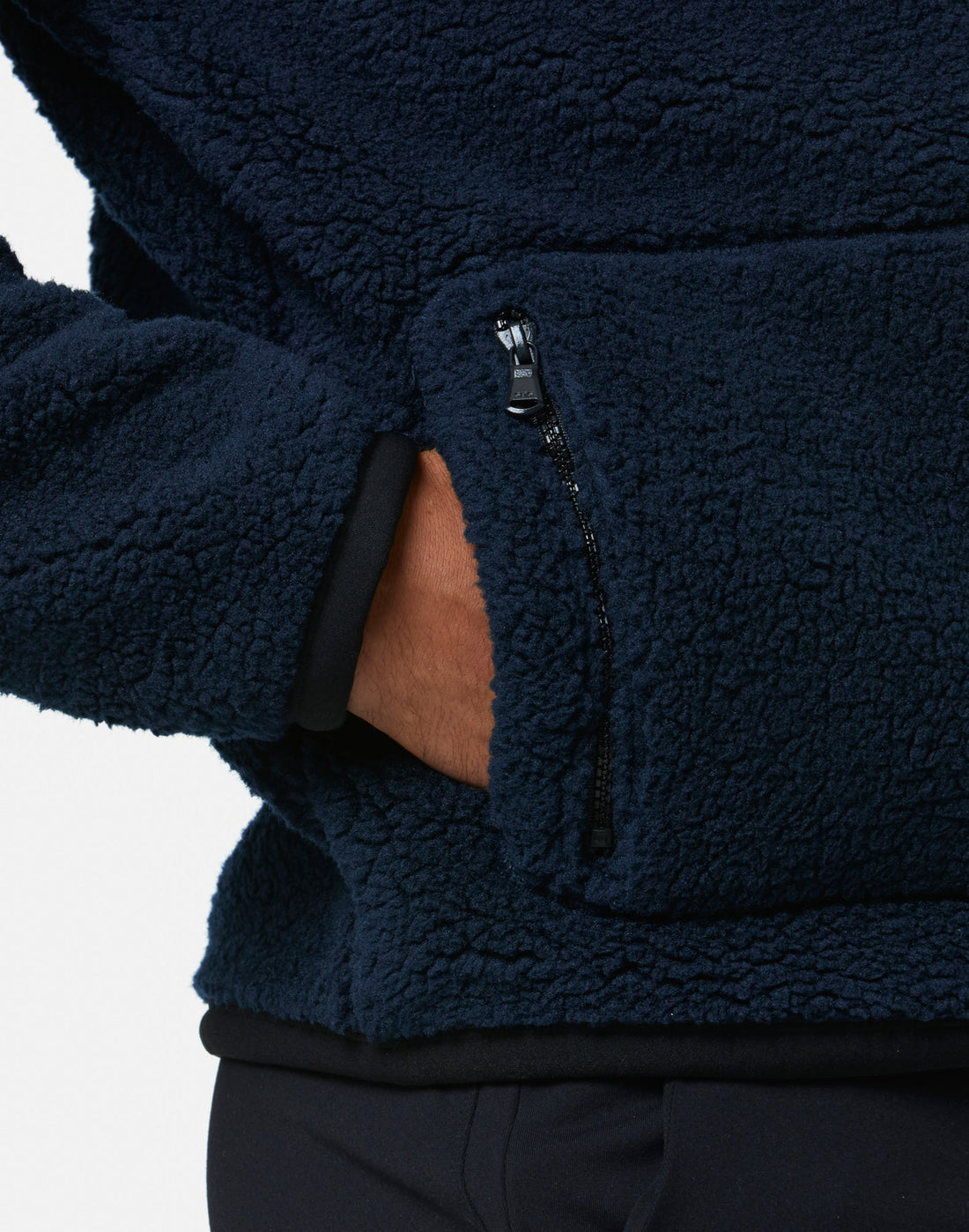 Gym + Coffee Industry Fleece Jacket U Navy