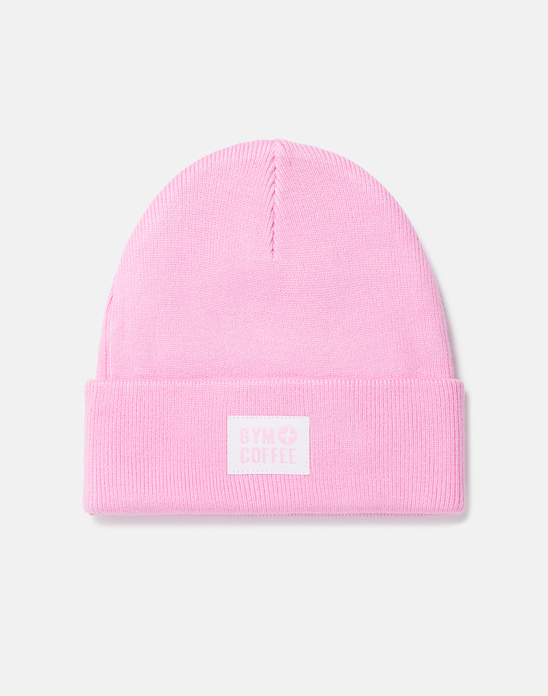 Gym + Coffee Knit Beanie Cotton Candy