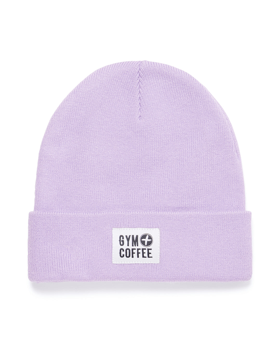 Gym + Coffee Knit Beanie Deep Lilac