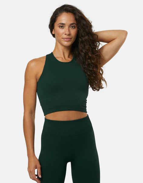 Gym + Coffee Lotus Lounge Bra W Amazon Green