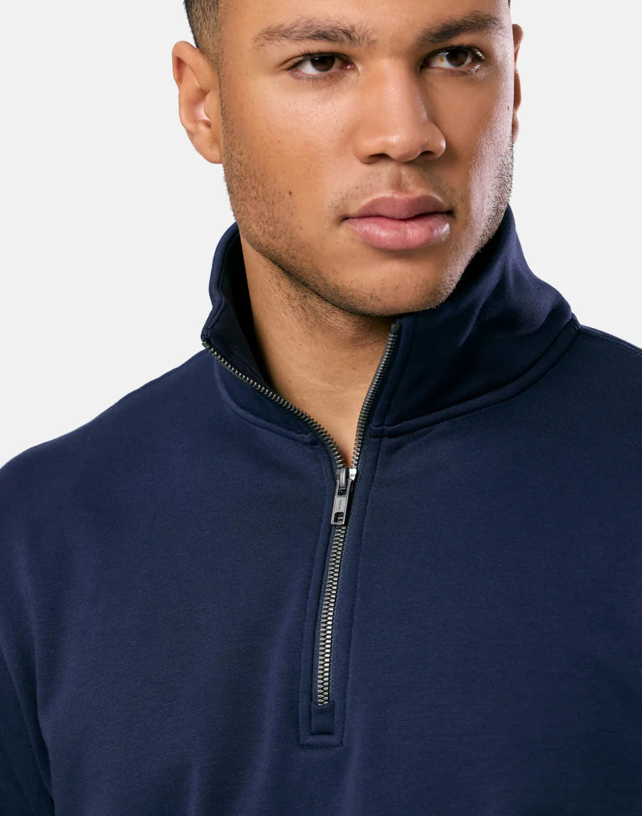 Gym + Coffee Clubhouse Half Zip M Twilight Navy