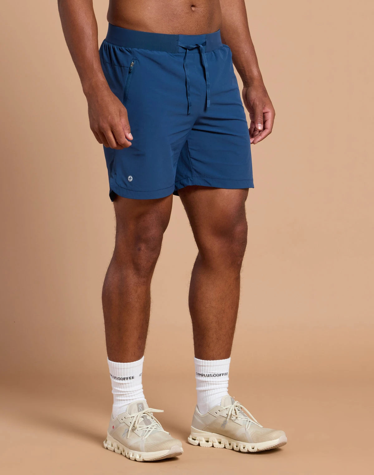 Gym + Coffee Relentless 7" Shorts Men's - Petrol Blue