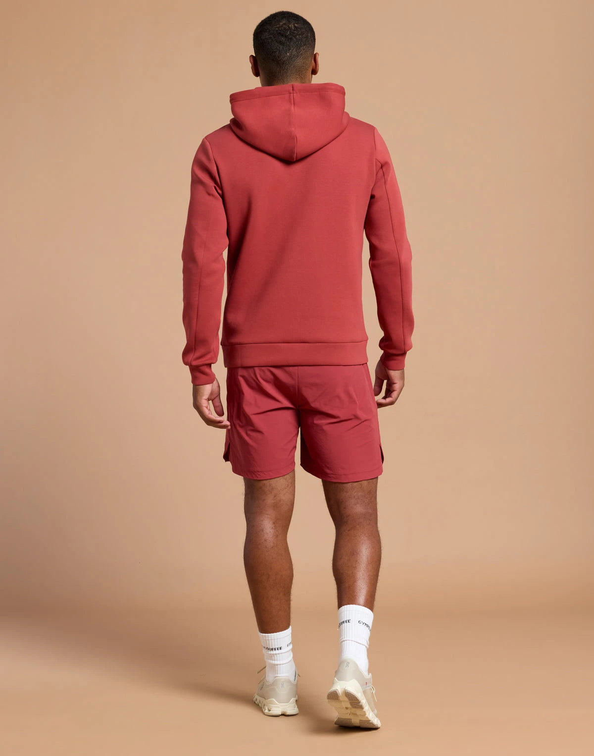 Gym + Coffee Relentless Hoodie Men's in Rust
