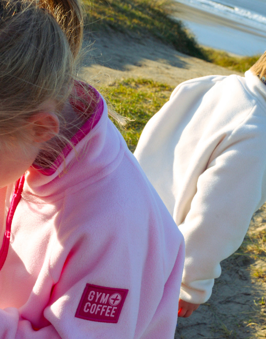Gym + Coffee Polar Fleece K Baby Pink