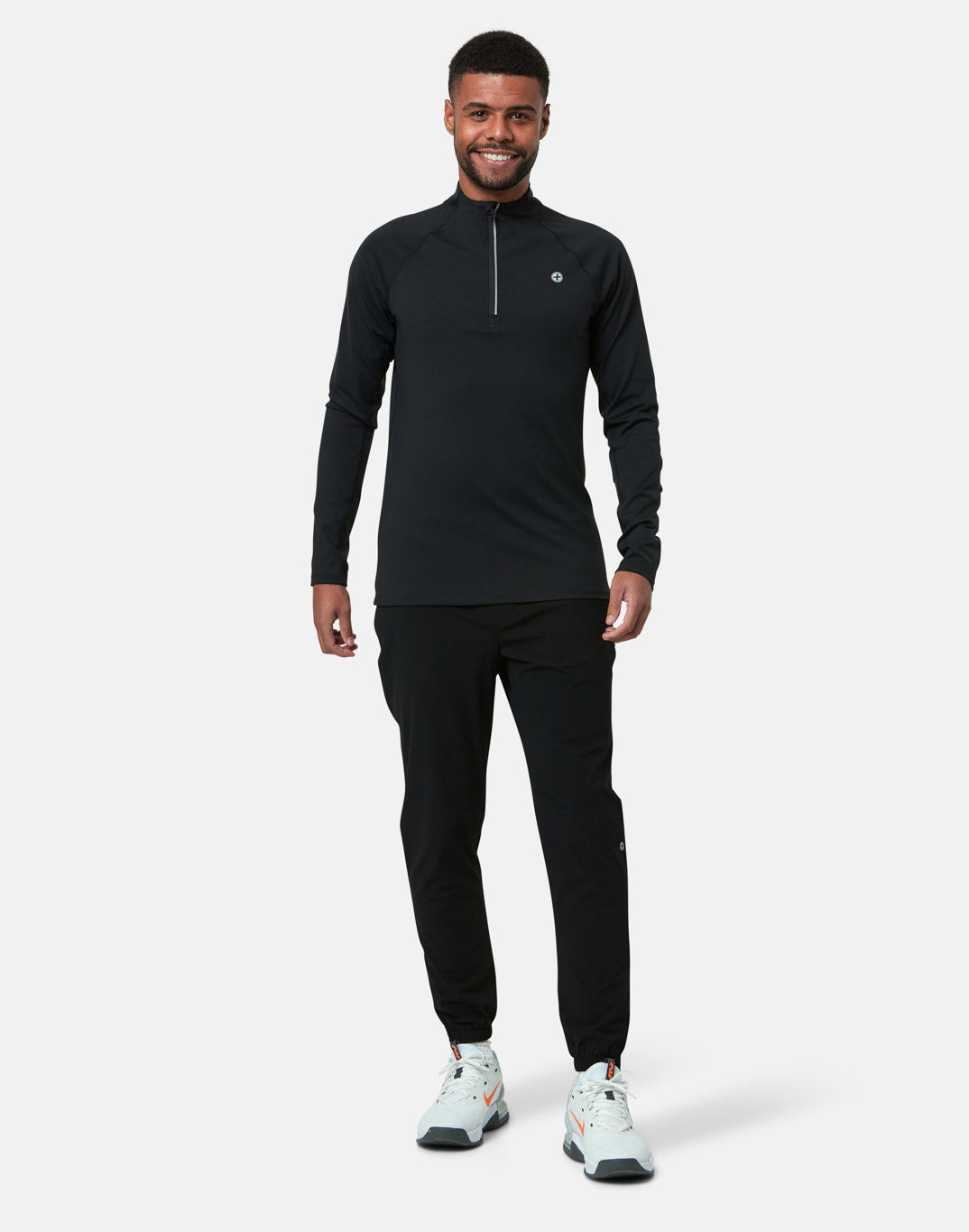 Gym + Coffee Relentless 1/4 Zip M Black