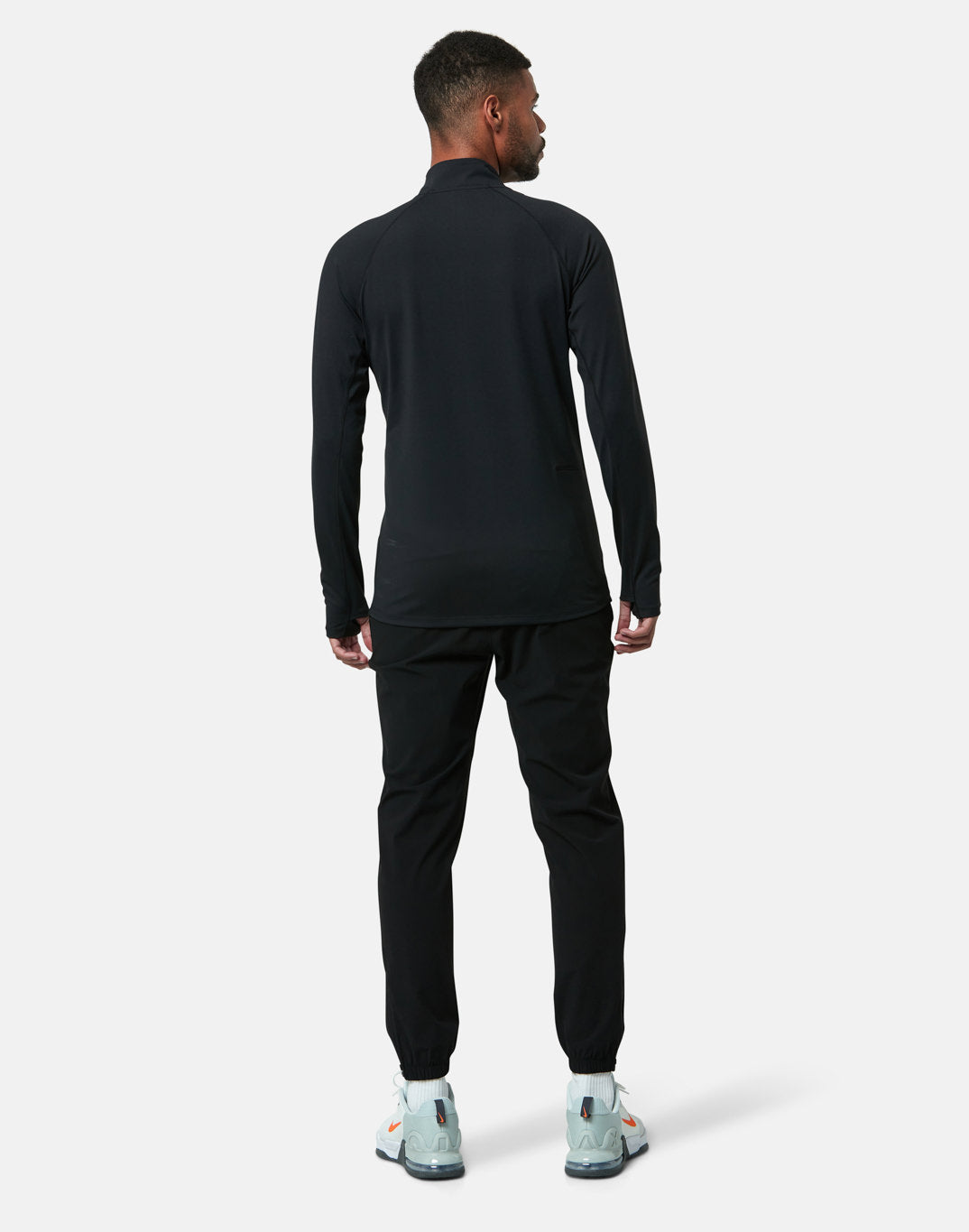 Gym + Coffee Relentless 1/4 Zip M Black