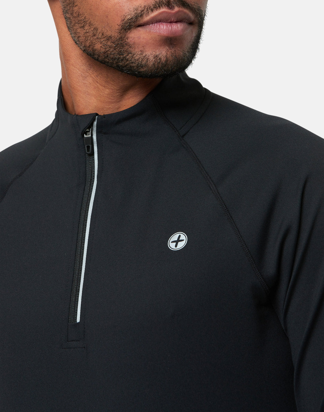 Gym + Coffee Relentless 1/4 Zip M Black