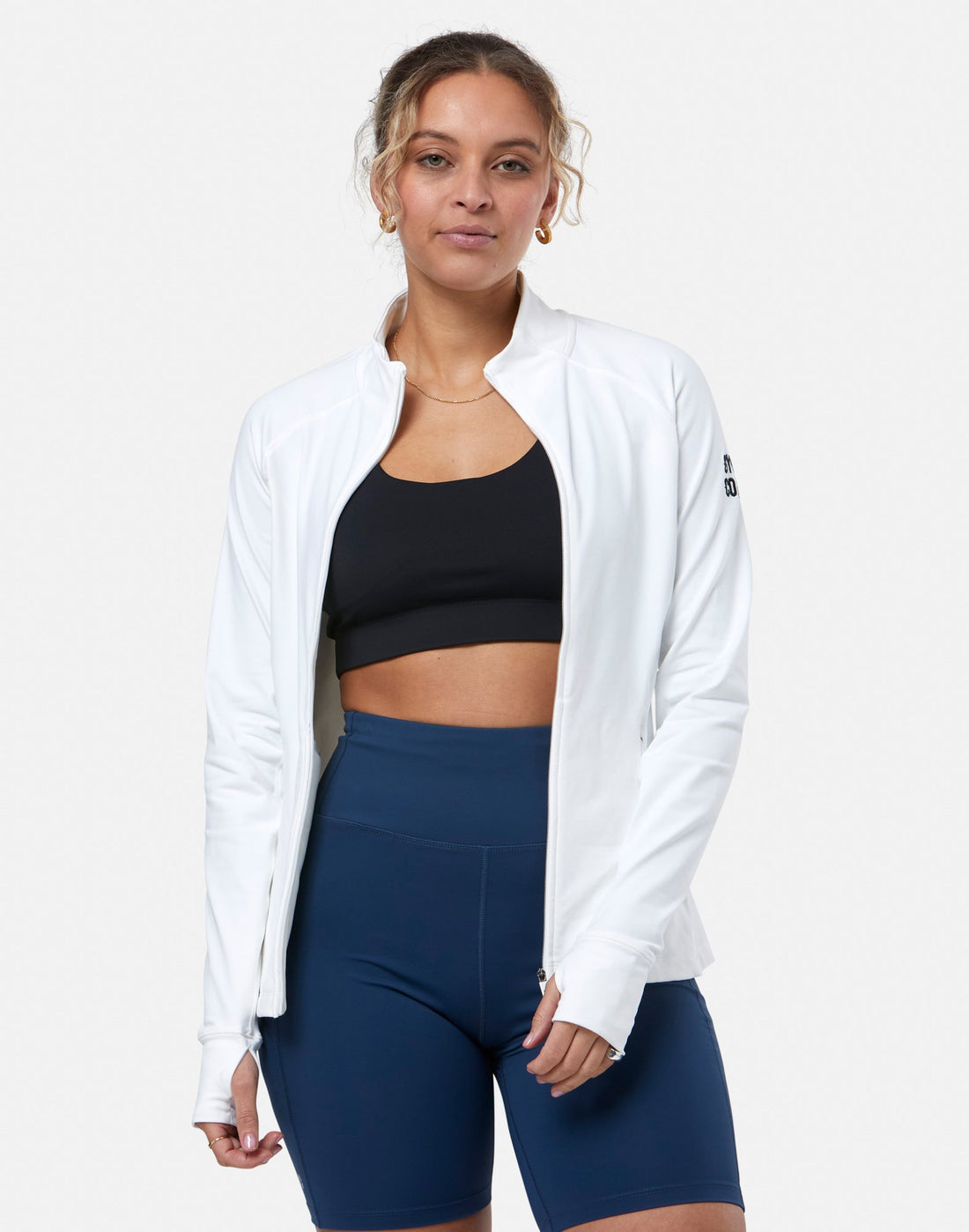 Gym +.Coffee Relentless Full Zip W Ultra White