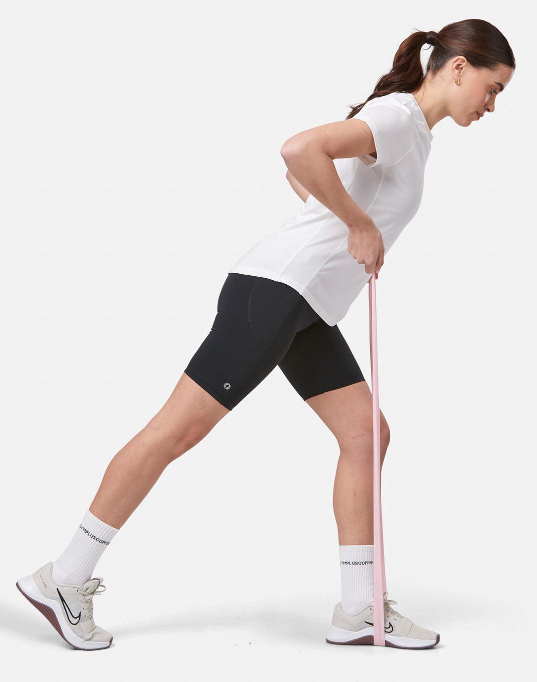 Gym+Coffee Relentless 8" Bike Short W Black