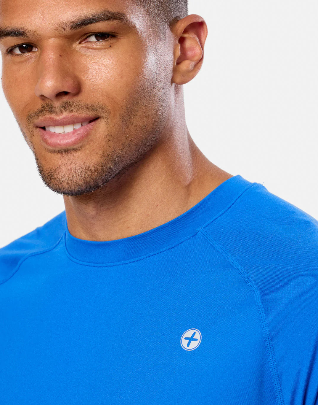 Gym + Coffee Relentless Tee M Azure Blue