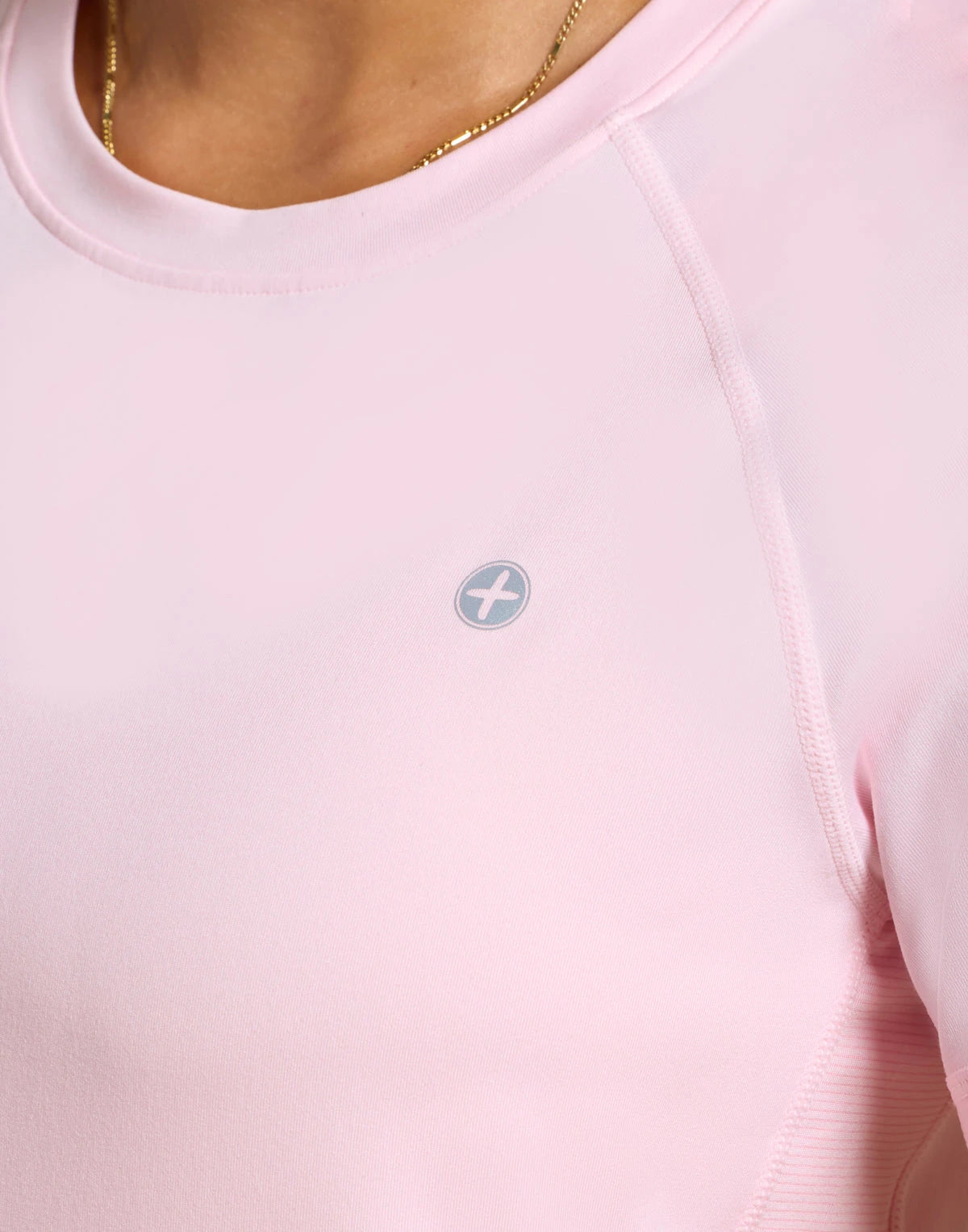Gym + Coffee Women's Relentless Tee in Ballet Pink