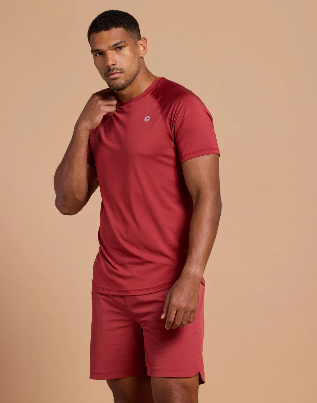 Gym + Coffee Relentless Tee Men's in Rust