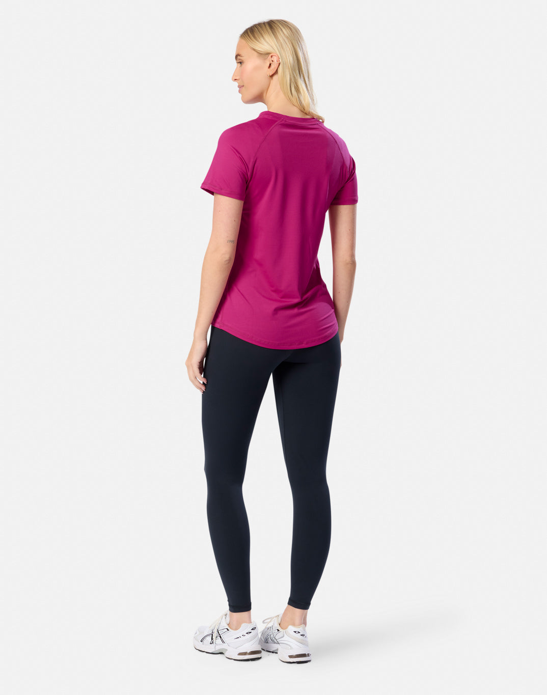 Gym + Coffee Relentless SS T-Shirt W Sunrise Pink