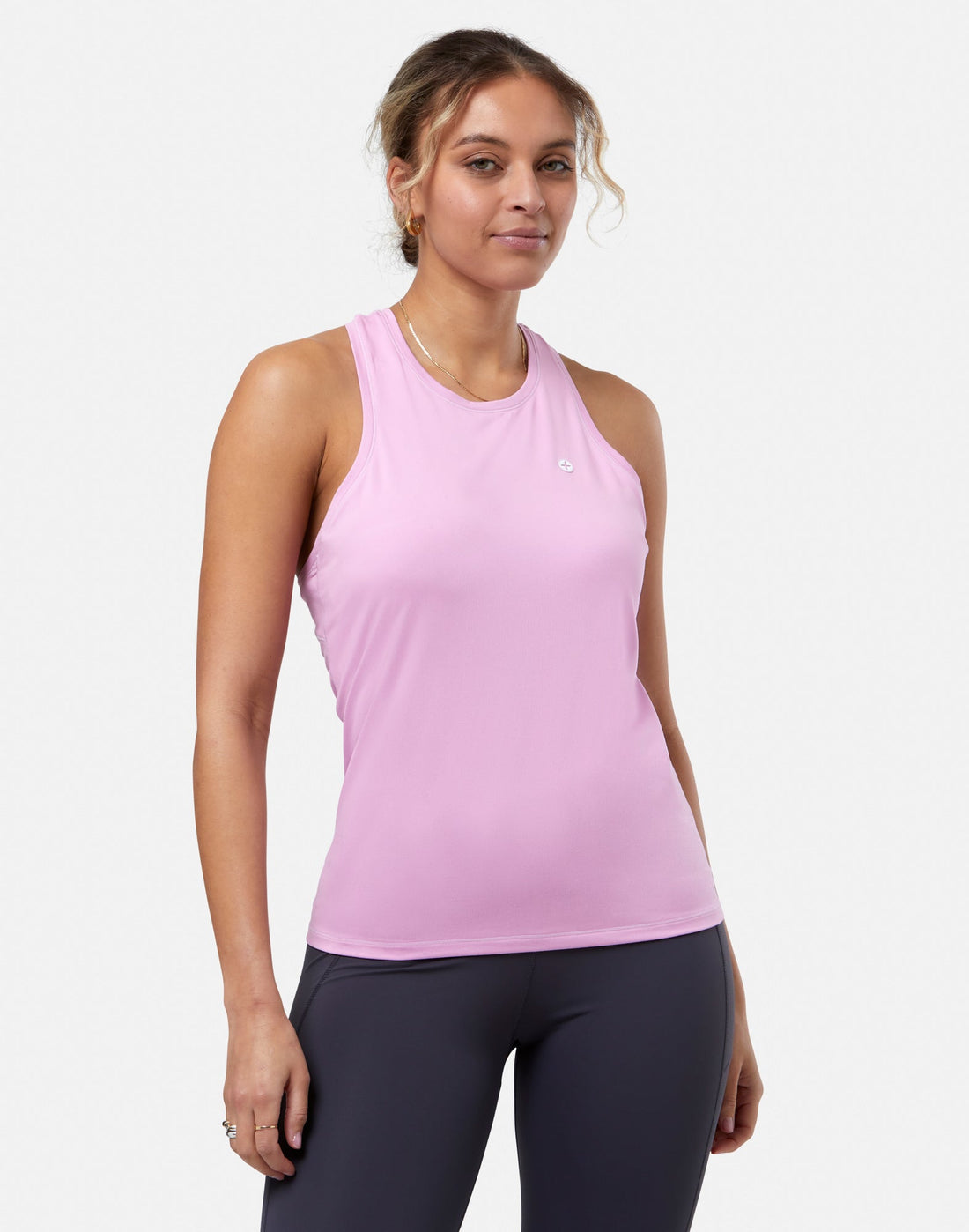 Gym + Coffee Relentless Racer Back Vest W Cotton Candy
