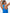 Gym + Coffee Relentless Racer Back Vest W Sky Blue