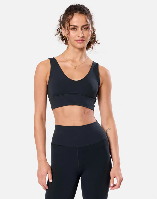 Gym+Coffee Soft-Motion Bra W Black