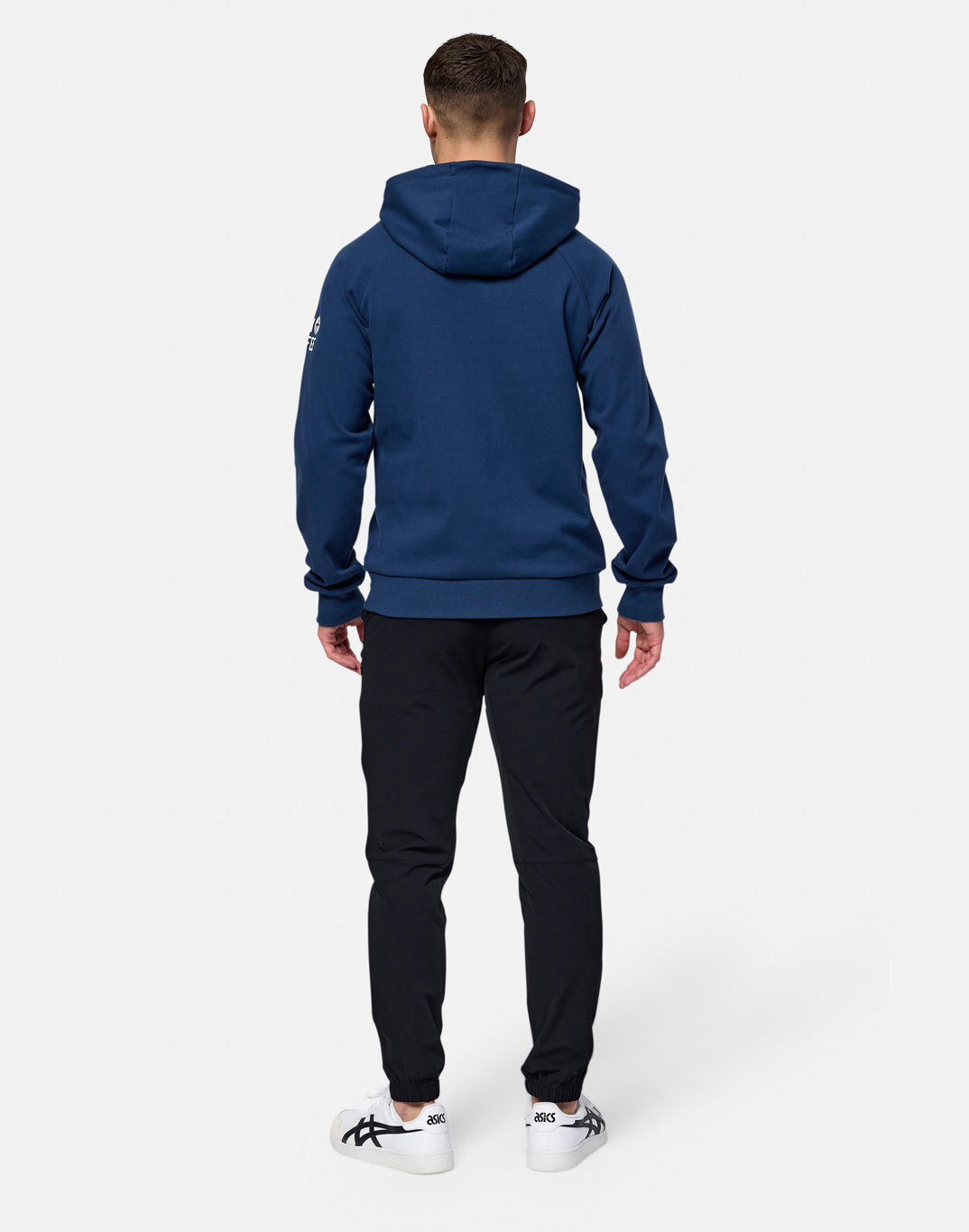 Gym + Coffee Chill Hoodie M Petrol Blue