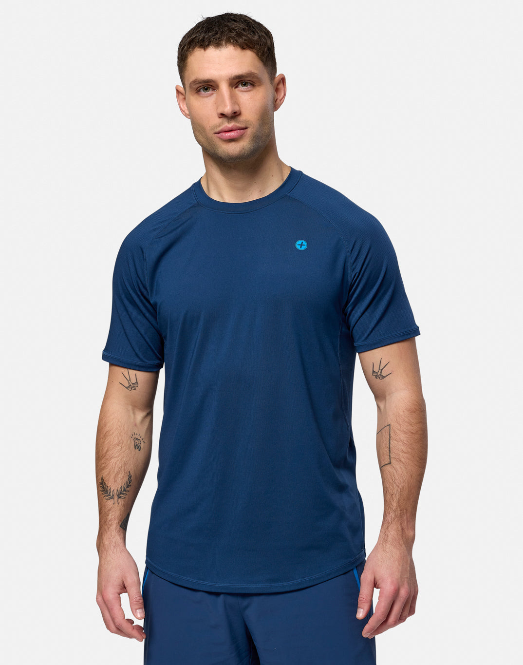 Gym + Coffee Relentless Tee M Petrol Blue