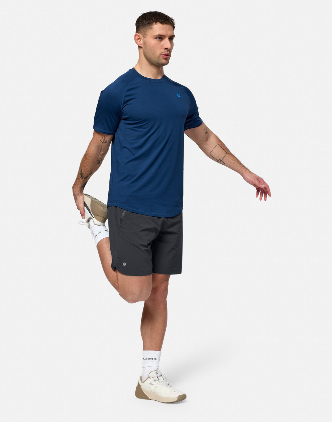 Gym + Coffee Relentless 7" Shorts M Midnight Grey