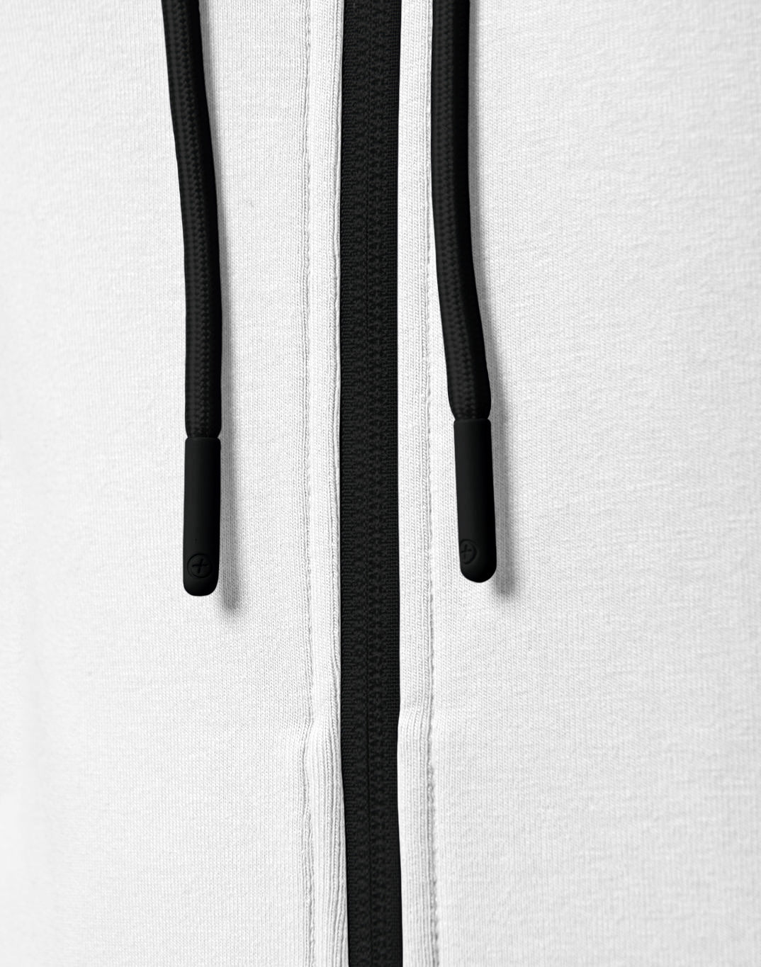 Gym + Coffee Chill Zip Hoodie W Ultra White