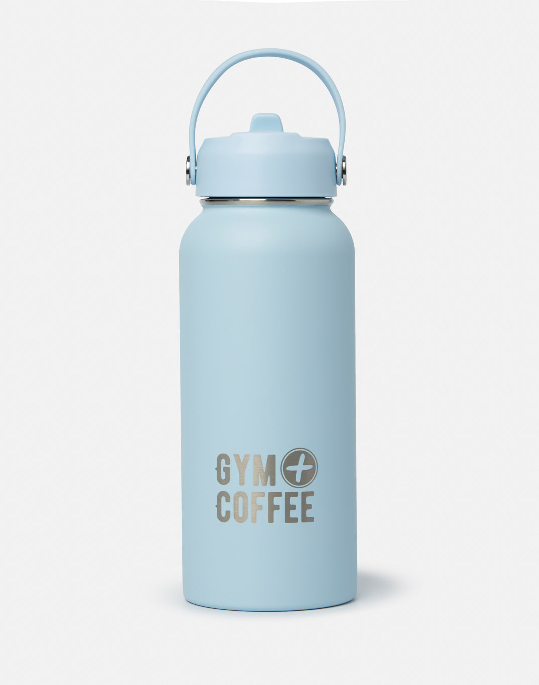 Gym + Coffee 1L Hydrate Water Bottle Baby Blue