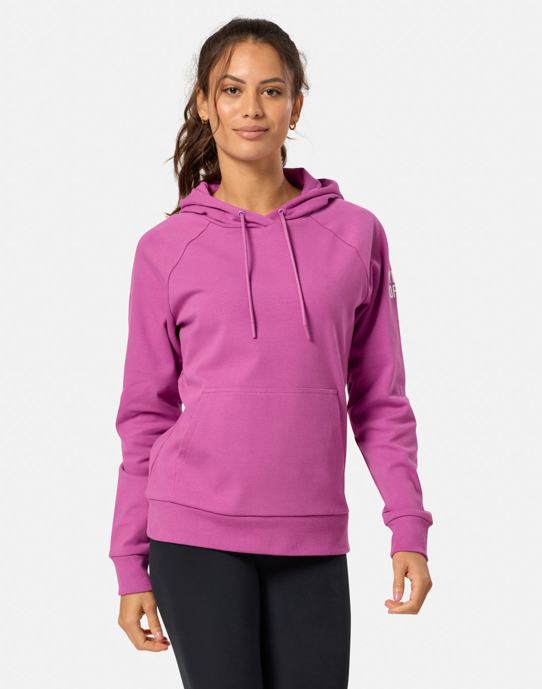 Gym + Coffee Chill Hoodie W Crisp Pink