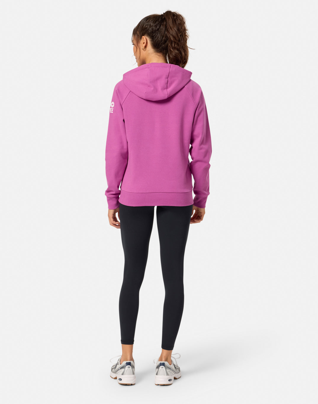 Gym + Coffee Chill Hoodie W Crisp Pink