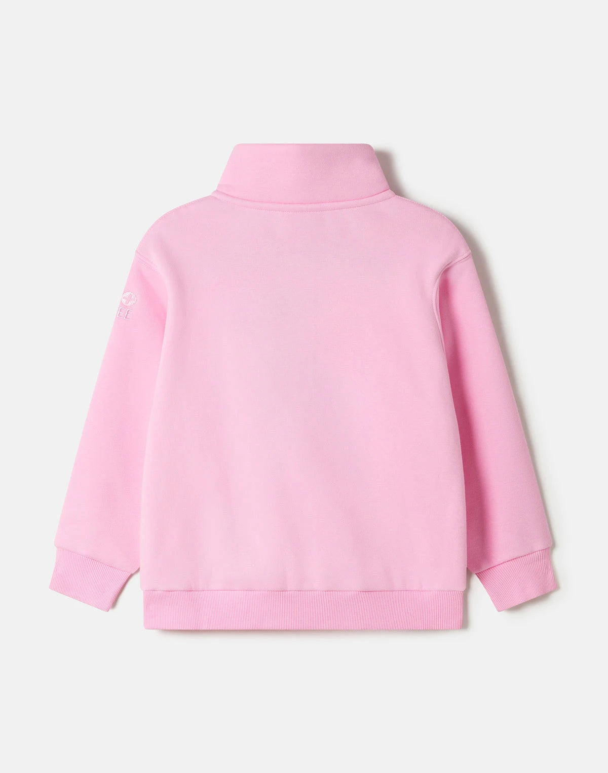 Gym+Coffee Kids Snap Collar Sierra Sweatshirt in Pink Blossom