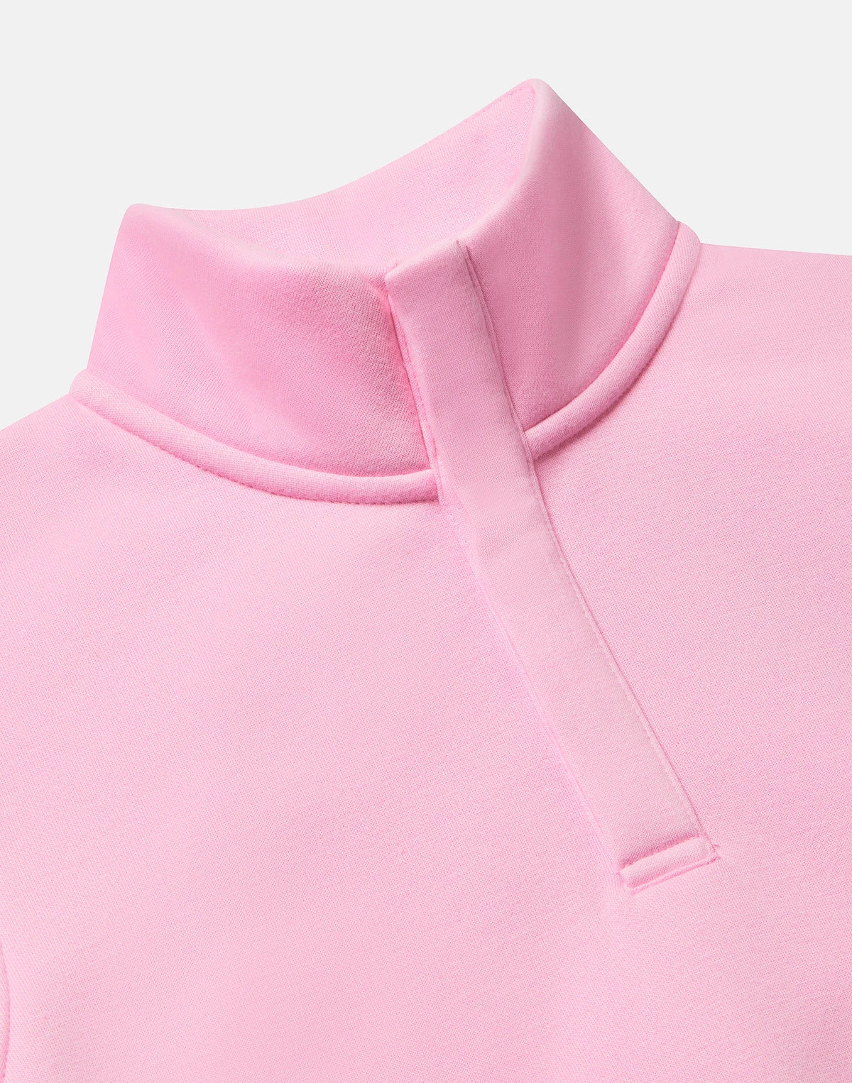Gym+Coffee Kids Snap Collar Sierra Sweatshirt in Pink Blossom