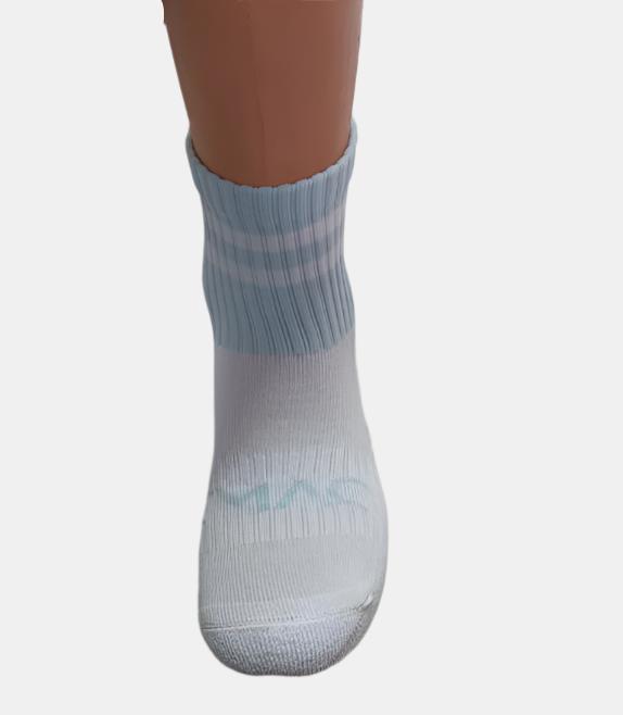 CMAC Midi Sock Sky/White