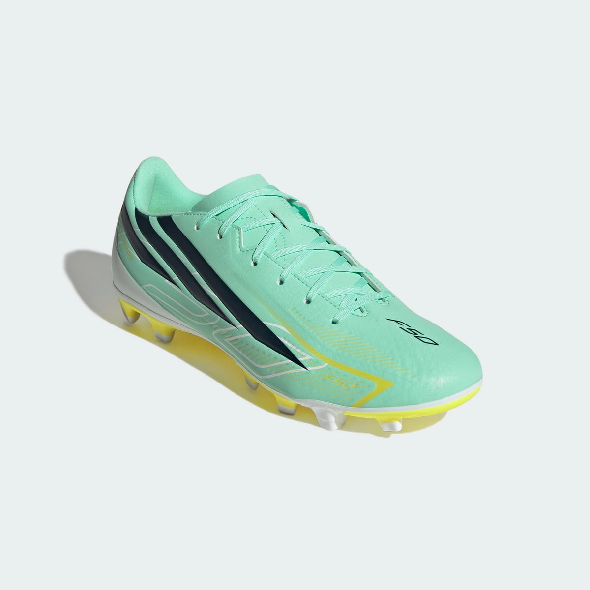 Adidas PREDATOR LEAGUE Fold-Over Tongue Firm Ground Soccer Cleats - Pulse Mint / Night Navy
