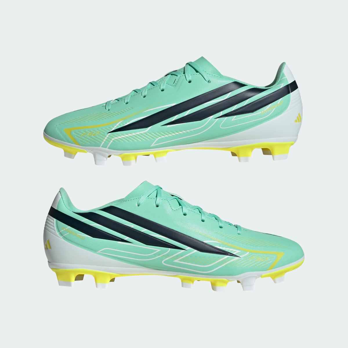 Adidas PREDATOR LEAGUE Fold-Over Tongue Firm Ground Soccer Cleats - Pulse Mint / Night Navy