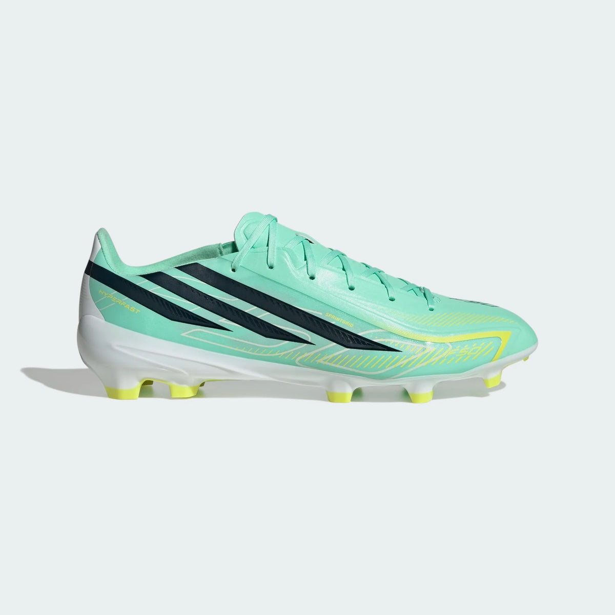 Adidas F50 HYPERFAST LEAGUE Firm Ground Football Boots - Pulse Mint / Night Navy