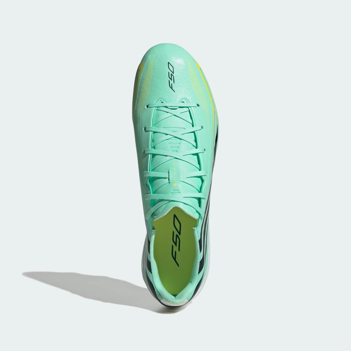 Adidas F50 HYPERFAST LEAGUE Firm Ground Football Boots - Pulse Mint / Night Navy