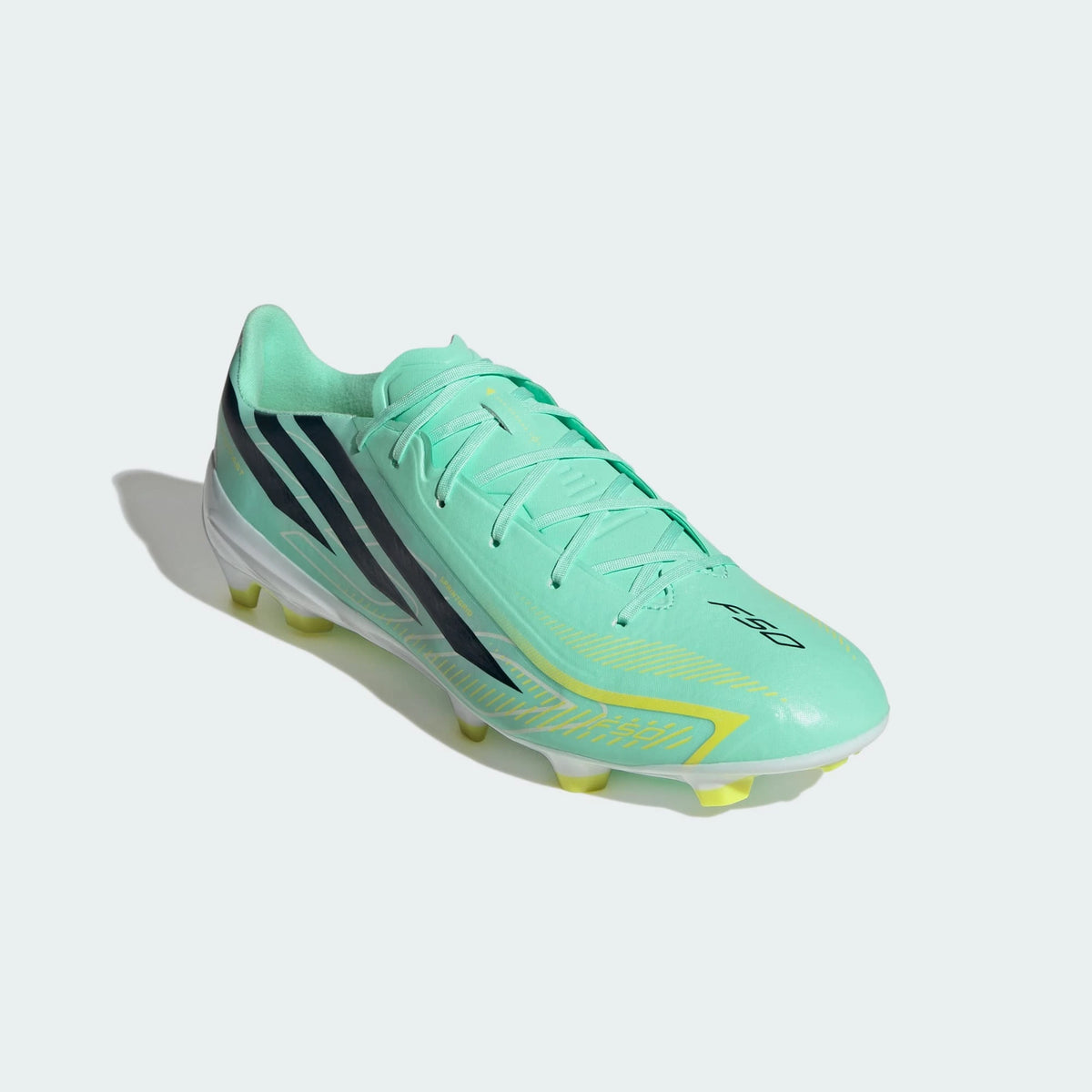 Adidas F50 HYPERFAST LEAGUE Firm Ground Football Boots - Pulse Mint / Night Navy