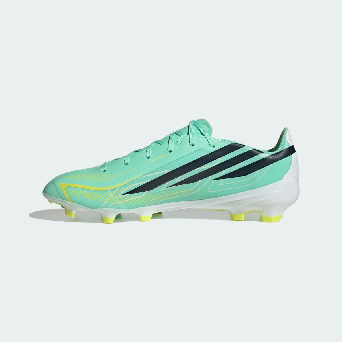 Adidas F50 HYPERFAST LEAGUE Firm Ground Football Boots - Pulse Mint / Night Navy