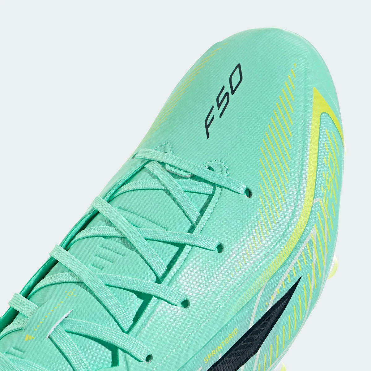 Adidas F50 HYPERFAST LEAGUE Firm Ground Football Boots - Pulse Mint / Night Navy