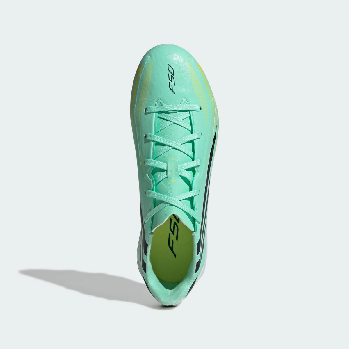 Adidas F50 HYPERFAST LEAGUE FG Football Boots Kids - Pulse Mint/Night Navy