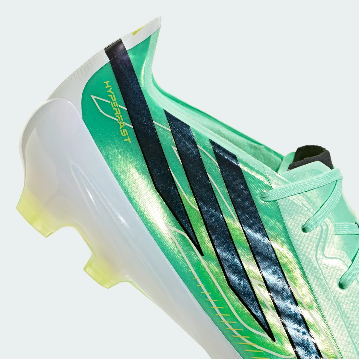 Adidas F50 HYPERFAST PRO Firm Ground Football Boots - Pulse Mint / Core Black / Solar Lemon