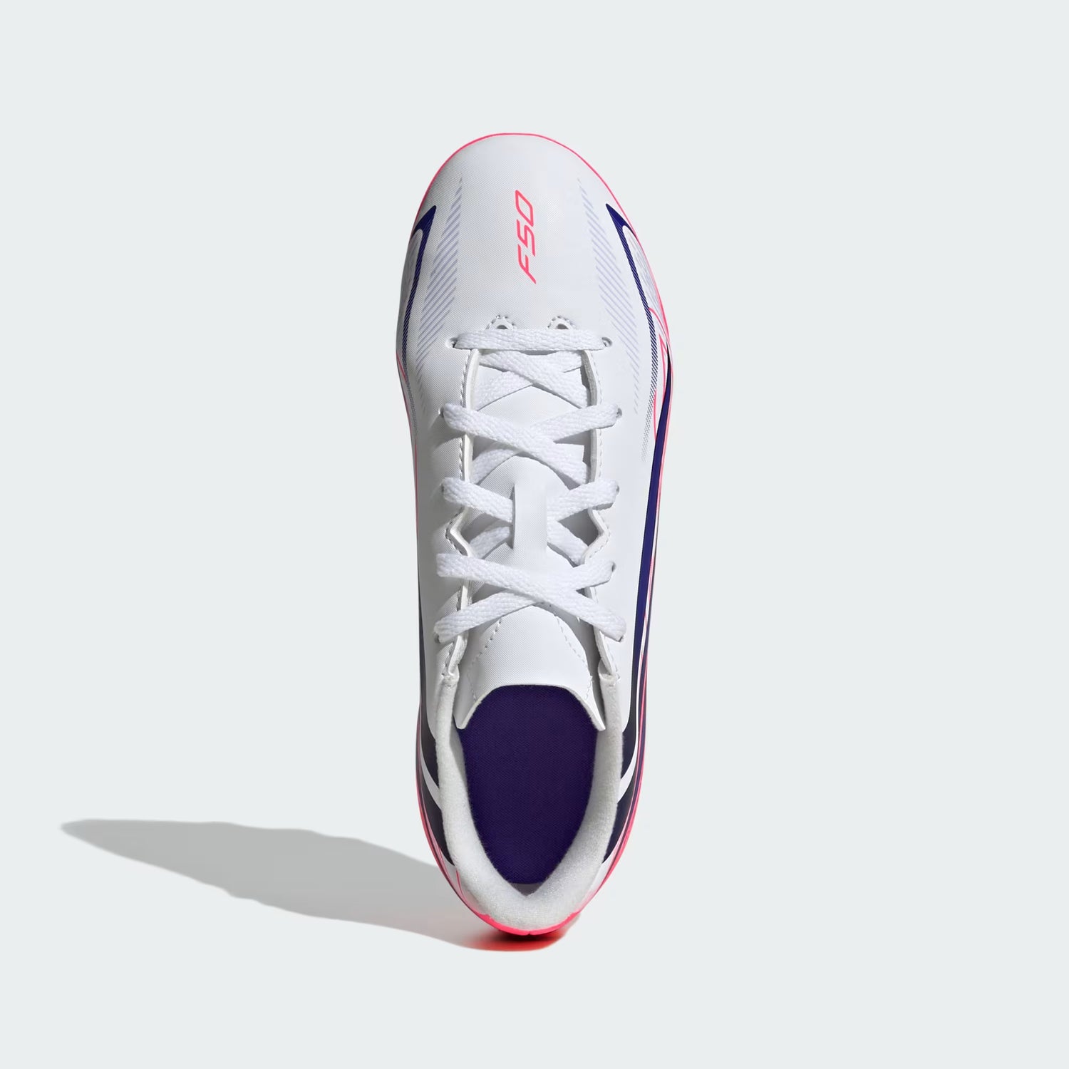 Adidas F50 Hyperfast Club FG/MG Boots K Wht/Pnk/Blu