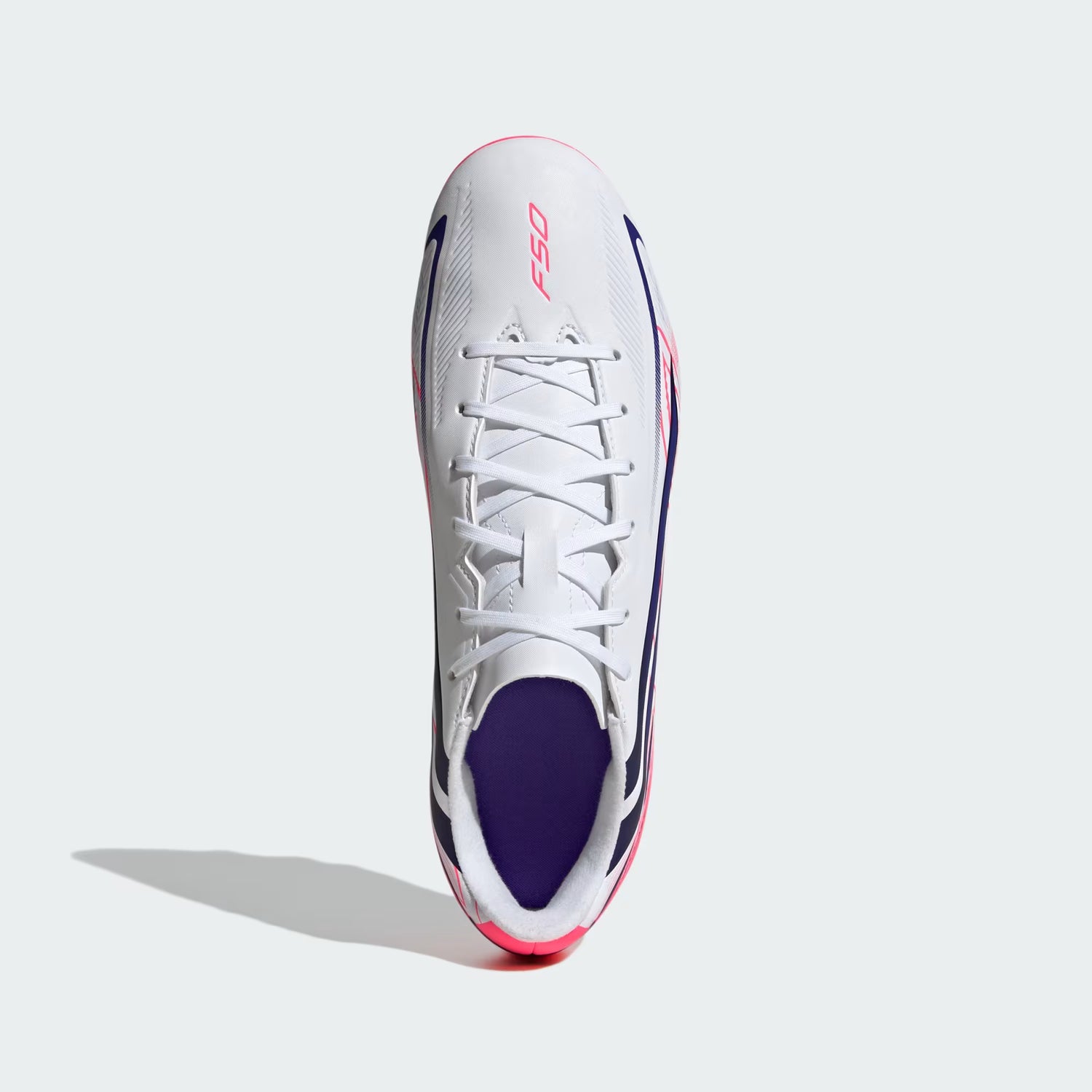 Adidas F50 Hyperfast Club FG/MG Boots A Wht/Pnk/Blu