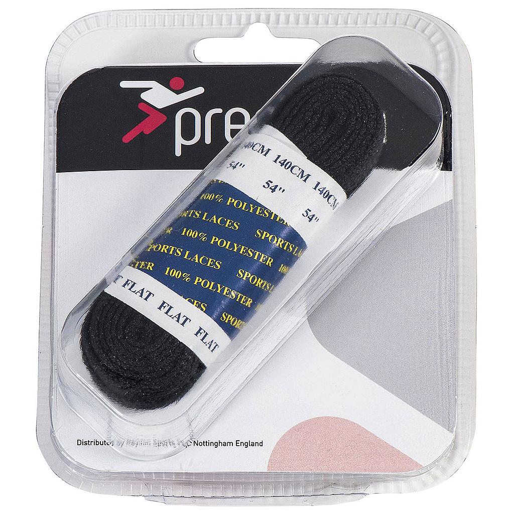 Precision Flat Laces Black 140cm