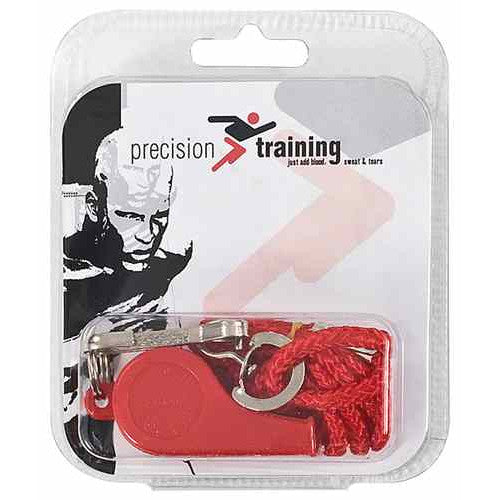 Precision Plastic Whistle & Lanyard Black