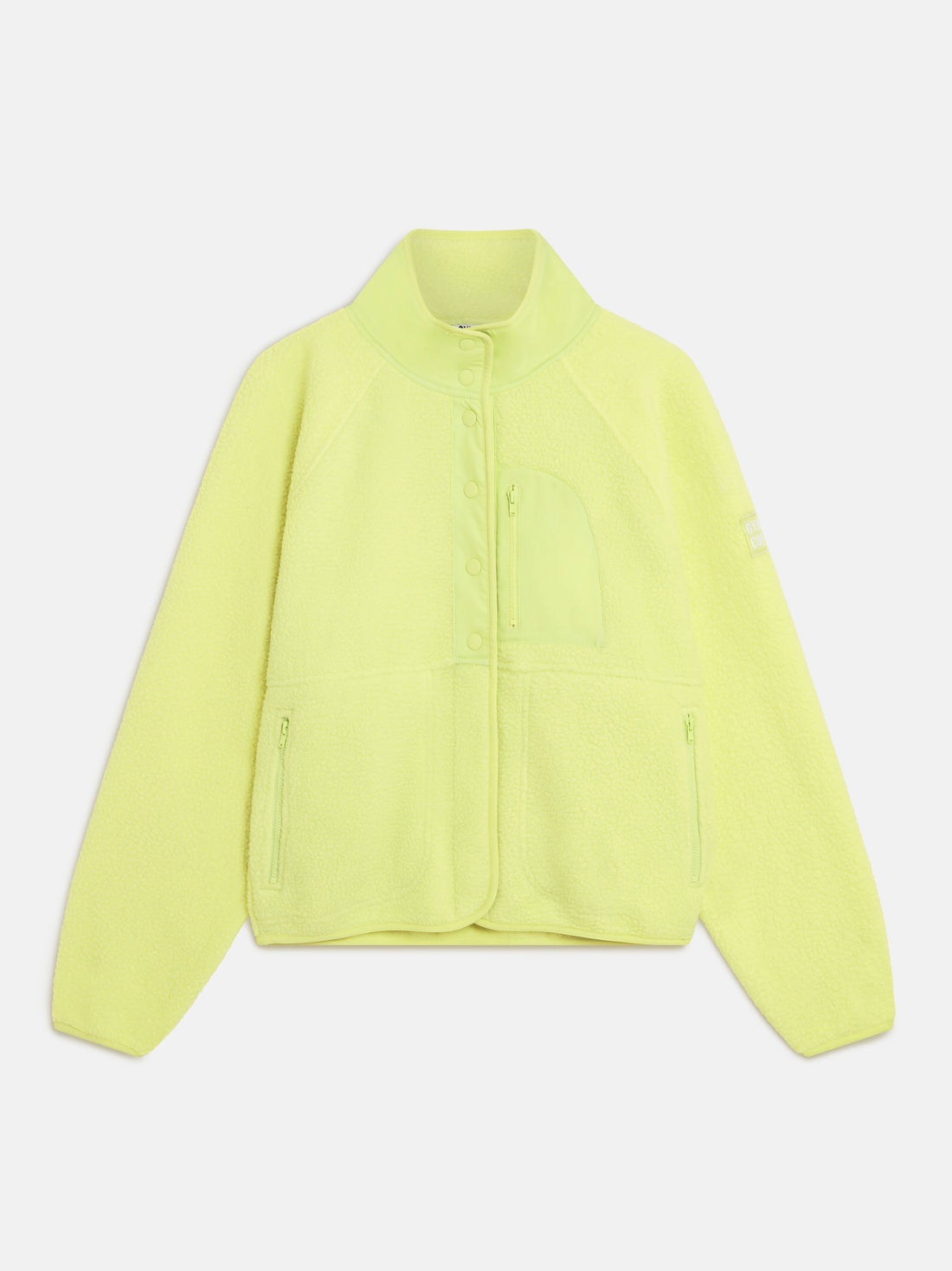 Gym+Coffee Horizon Layer Up Jacket W Lime Sorbet