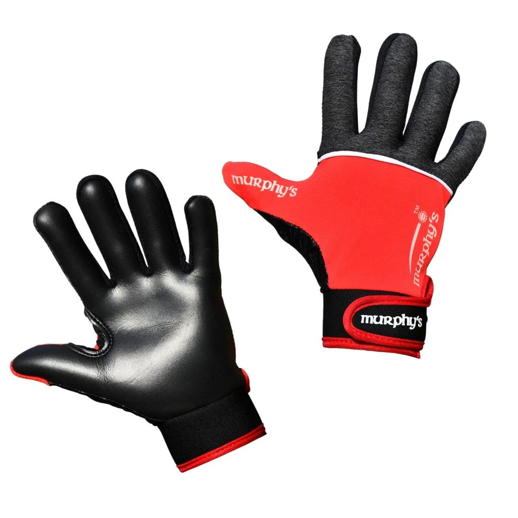 Murphy's V2 Gaelic Gloves Grey/Red/White