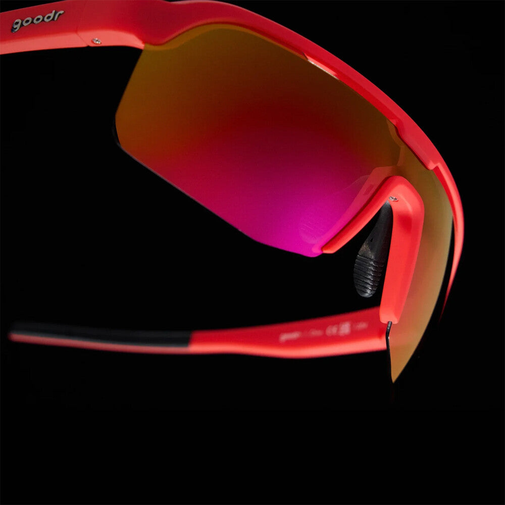 Goodr Bolt G Sunglasses Dante's Shin Splint Inferno